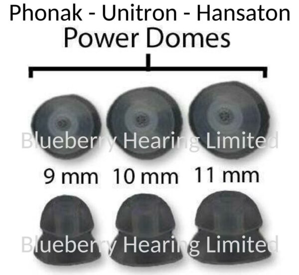 Genuine smokey silicon hearing aid domes