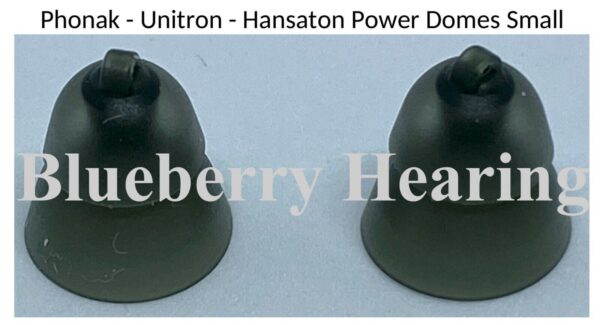 smokey silicone hearing aid domes