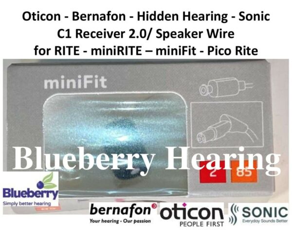 Oticon bernafon sonic c1 receiver 2 speaker minifit