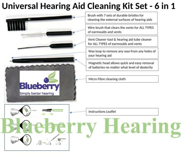 hearing aid cleaning kit uk